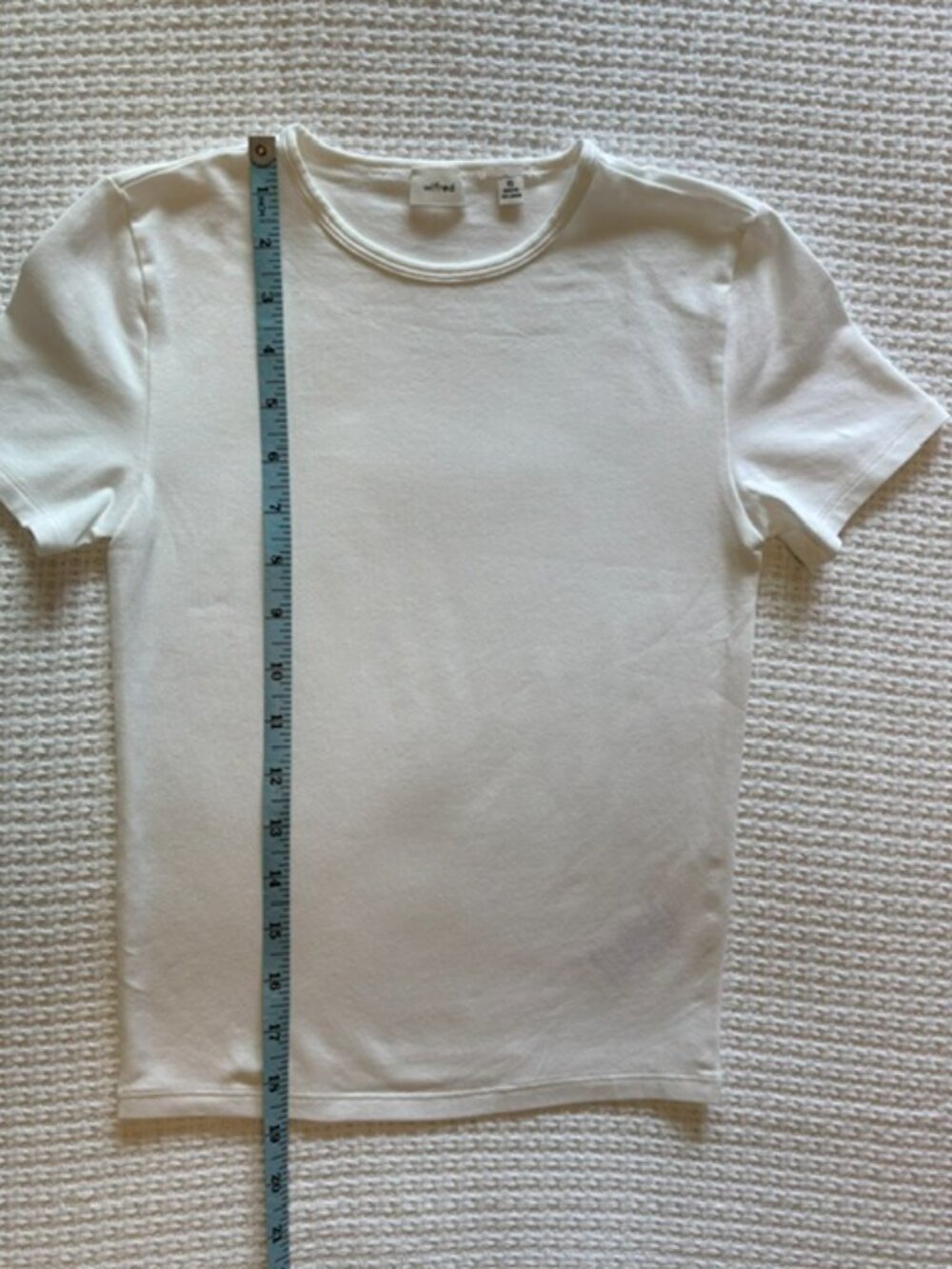 White Wilfred  Fiorino T-Shirt Cotton crewneck tee | Size XS - Picture 5 of 6